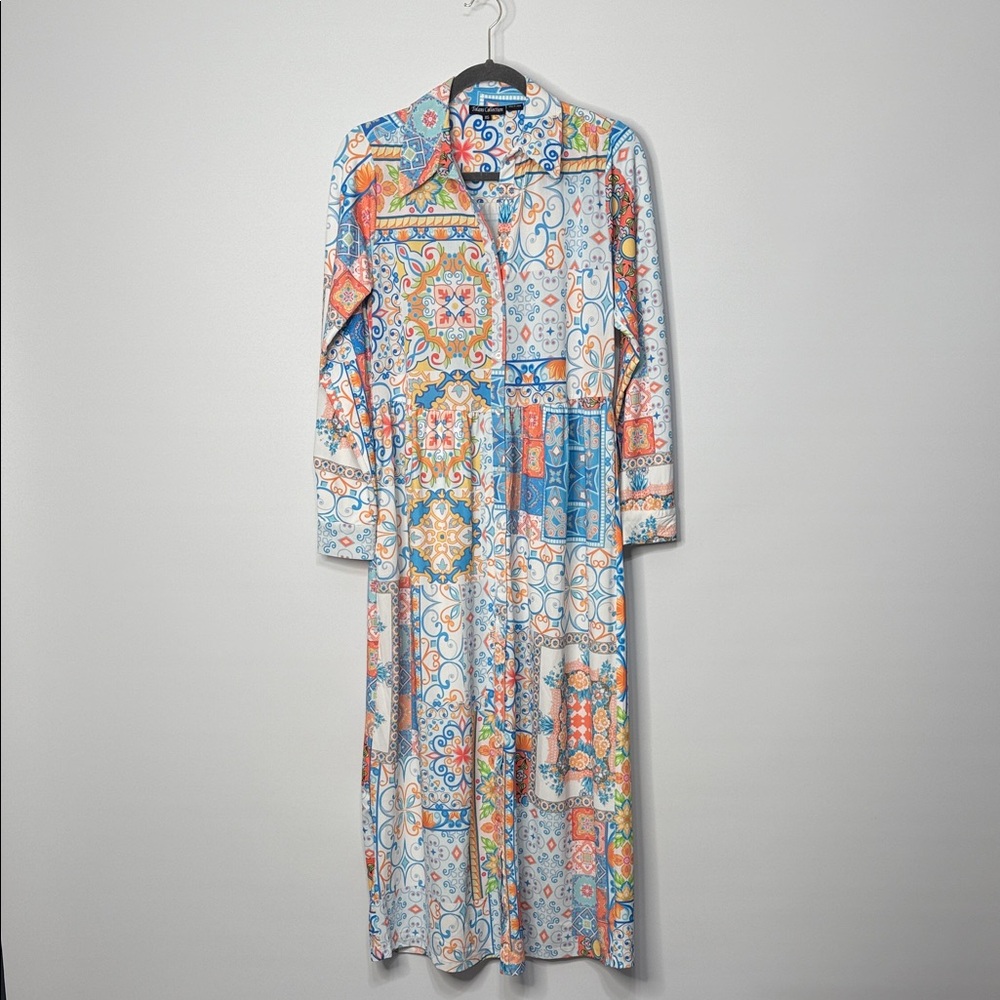 Tolani Collection Multicolor Patterned Maxi Long … - image 1